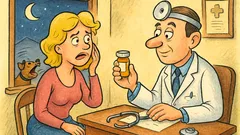 Banc: O blondă se duce la doctor