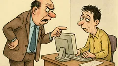 Banc: Șeful către angajat: „Faci ceva repede?”