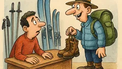 Banc: Un turist cere schiuri 56