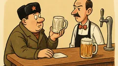 Banc: Intră un rus într-un bar…