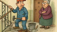 Banc: Cică soacra lui Dorel cere scări noi