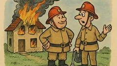 Banc: Ce bine e să fii pompier