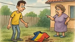 Banc: Mamă, unde mi-e tricoul cu România?