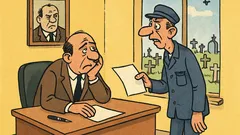 Banc: Paznicul cimitirului își dă demisia