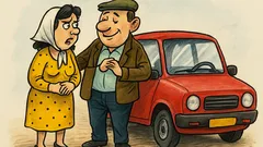 Banc: Maria către Ion, despre mașina nouă