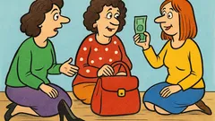 Banc: Trei prietene și cadourile lui Moș Nicolae