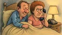 Banc: Vine bărbatul acasă la patru...