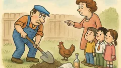 Banc: Învățătoarea: „Cine sapă groapa altuia...”