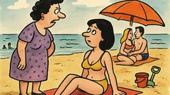 Banc: Ți-am văzut soțul la ștrand