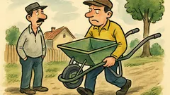 Banc: Are roaba pană, o cară-n brațe