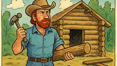 Banc: Chuck Norris s-a născut într-o cabană