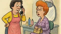 Banc: O femeie sună cosmeticiana...