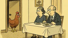 Banc: Ghici cine vine la cină?