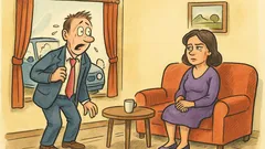 Banc: Un bărbat se sperie de două lucruri