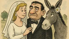 Banc: O femeie frumoasă se mărită cu...