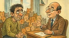 Banc: Merge un tip la psihiatru...