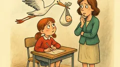 Banc: Alinuța întreabă: „Cum m-am născut?”