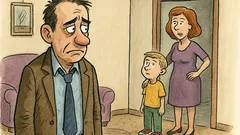 Banc: Nevasta mea: băiatul nu-i al tău!