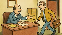 Banc: La interviu, admis... și totuși pleacă