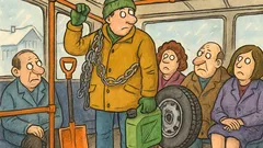 Banc: Știrile cer lopată... în autobuz