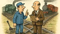 Banc: Un tip se angajează la CFR