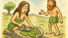 Banc: Adam o prinde pe Eva la călcat