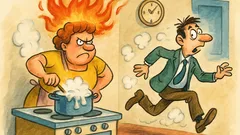 Banc: Legea termodinamicii când femeia fierbe…