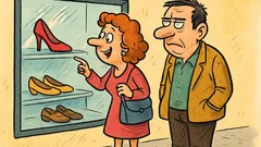 Banc: Iubitule, am găsit pantofi superbi…