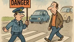 Banc: Poliția te învață să nu treci