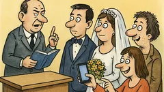 Banc: Ofițerul cere Like la nuntă