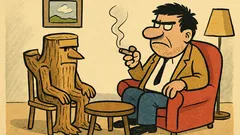 Banc: Așa sunt unii bărbați, mai neciopliți.