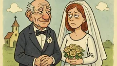 Banc: Când un bărbat bătrân se însoară...