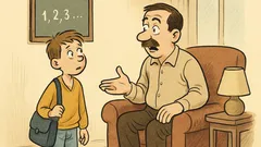 Banc: Tată, profu’ de mate m-a pus…