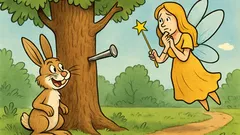 Banc: Iepurașul întâlnește Zâna cea Bună