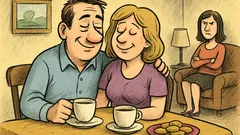 Banc: Ce gândește un bărbat fericit...