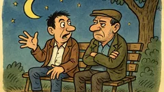 Banc: Doi bărbați discută despre femei...