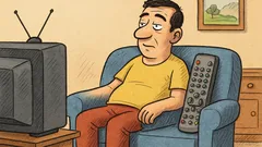 Banc: Care-i asemănarea dintre bărbat și telecomandă?