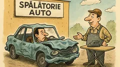 Banc: Intră un șofer la spălătorie...