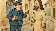 Banc: Mergea odată un bărbos pe stradă