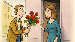 Banc: Un tip vine cu flori