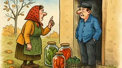 Banc: Gospodine, vine iarna—ai pus murături?