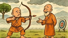 Banc: Discipolul îl întreabă pe maestru...