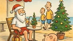 Banc: Moșu' vine-n bermude la Crăciun