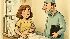 Banc: Chirurgul întreabă: „Cum merge, domnișoară?”