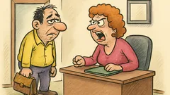 Banc: Șefa mă cheamă în birou...