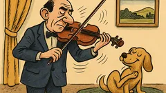 Banc: Care-i diferența între câine și violonist?