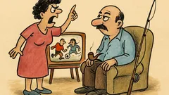 Banc: Soția își ceartă soțul...