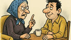 Banc: Soacra întreabă de viața după moarte