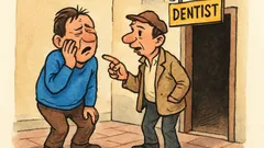 Banc: Mă doare îngrozitor măseaua, Mitică!