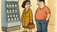 Banc: Diferența dintre bărbat și iaurt?